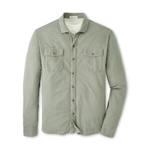 Peter Millar 2XL Lava Wash Pearl Snap Shirt NWT $155